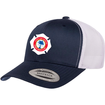 City of Miami Fire Rescue Retro Trucker Cap